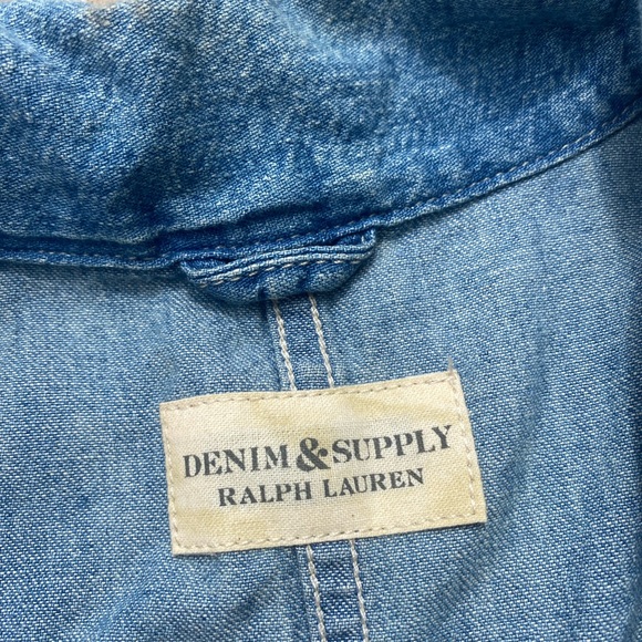 RALPH LAUREN Denim & Supply sleeveless denim jumpsuit - Picture 7 of 9